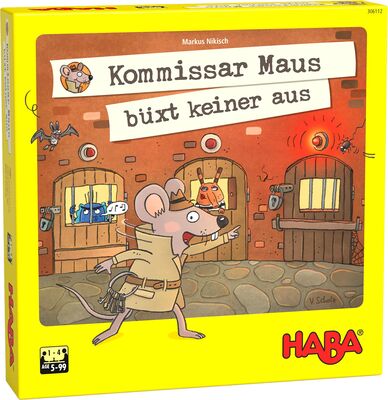 Alle Details zum Brettspiel Kommissar Maus büxt keiner aus und ähnlichen Spielen