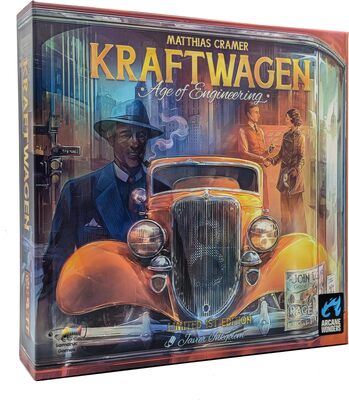 Alle Details zum Brettspiel Kraftwagen: Age of Engineering und ähnlichen Spielen