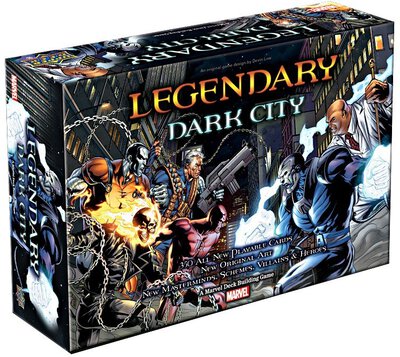 Alle Details zum Brettspiel Legendary: A Marvel Deck Building Game – Dark City (Erweiterung) und ähnlichen Spielen