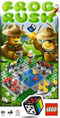 Alle Details zum Brettspiel LEGO Frog Rush und ähnlichen Spielen