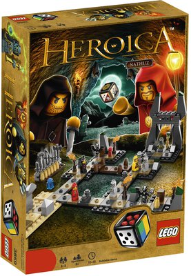 Alle Details zum Brettspiel LEGO Heroica: Die Höhlen von Nathuz und ähnlichen Spielen
