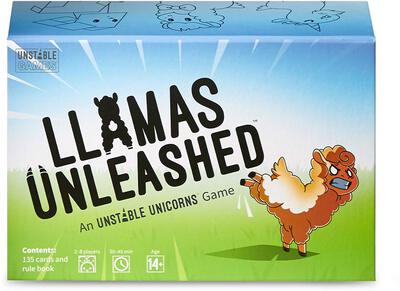 Alle Details zum Brettspiel Llamas Unleashed und ähnlichen Spielen