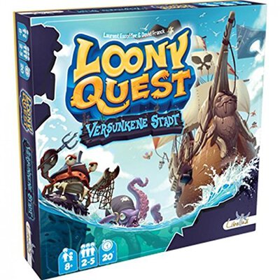 Alle Details zum Brettspiel Loony Quest: Versunkene Stadt (1. Erweiterung) und ähnlichen Spielen