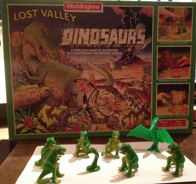 Alle Details zum Brettspiel Lost Valley of the Dinosaurs und ähnlichen Spielen
