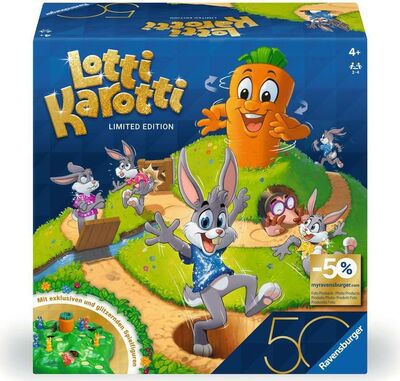 Alle Details zum Brettspiel Lotti Karotti Deluxe und ähnlichen Spielen