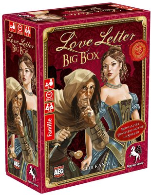 Alle Details zum Brettspiel Love Letter Big Box und ähnlichen Spielen