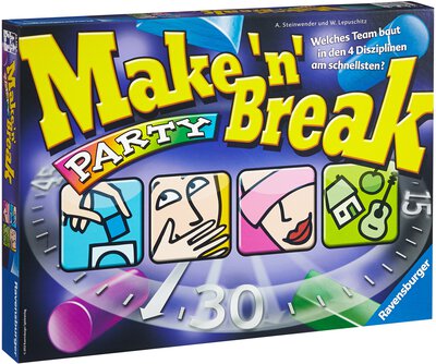 Alle Details zum Brettspiel Make 'n' Break Party und ähnlichen Spielen