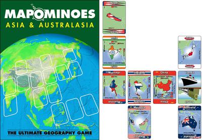 Alle Details zum Brettspiel Mapominoes: Asia & Australasia und ähnlichen Spielen