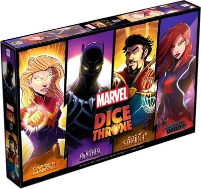 Marvel Dice Throne: Captain Marvel, Black Panther, Doctor Strange, Black Widow bei Amazon bestellen