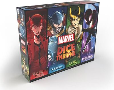 Marvel Dice Throne: Scarlet Witch v. Thor v. Loki v. Spider-Man bei Amazon bestellen