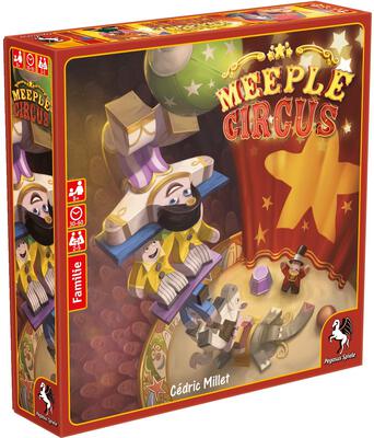 Alle Details zum Brettspiel Meeple Circus und ähnlichen Spielen