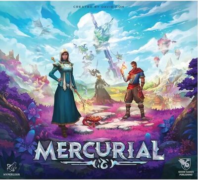 Alle Details zum Brettspiel Mercurial: Die Erfindung der Zauberei und ähnlichen Spielen