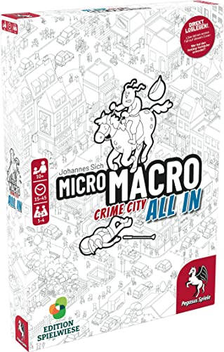 Alle Details zum Brettspiel MicroMacro: Crime City 3 – All In und ähnlichen Spielen