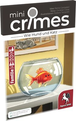 Alle Details zum Brettspiel MiniCrimes: Wie Hund und Katz und ähnlichen Spielen