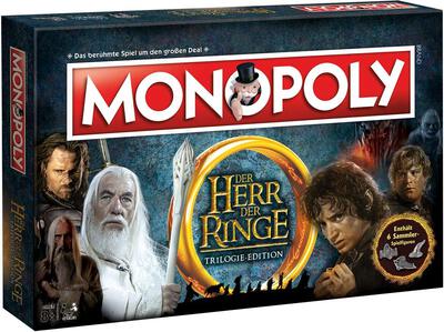 Alle Details zum Brettspiel Monopoly: Der Herr der Ringe und ähnlichen Spielen