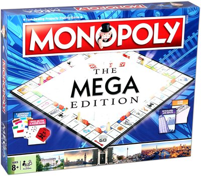 Alle Details zum Brettspiel Monopoly: Die Mega Edition und ähnlichen Spielen