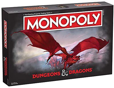 Alle Details zum Brettspiel Monopoly: Dungeons & Dragons und ähnlichen Spielen