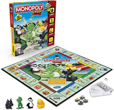 Alle Details zum Brettspiel Monopoly Junior und ähnlichen Spielen