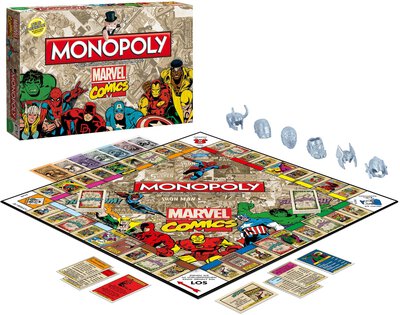 Alle Details zum Brettspiel Monopoly: Marvel Comics Collectors Edition und ähnlichen Spielen