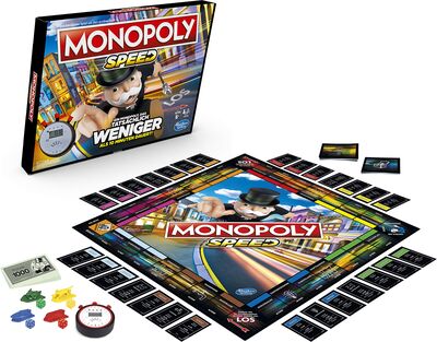 Alle Details zum Brettspiel Monopoly Speed und ähnlichen Spielen