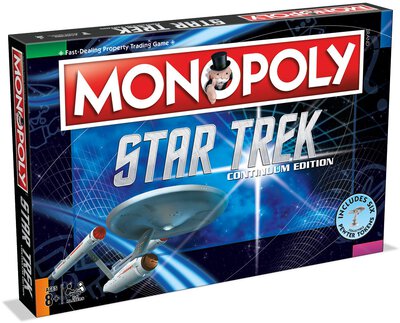 Alle Details zum Brettspiel Monopoly: Star Trek Continuum Edition und ähnlichen Spielen
