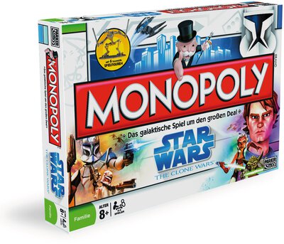 Alle Details zum Brettspiel Monopoly: Star Wars – The Clone Wars und ähnlichen Spielen