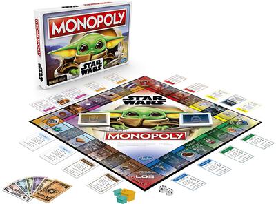 Alle Details zum Brettspiel Monopoly: Star Wars – The Mandalorian - Das Kind Edition und ähnlichen Spielen