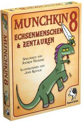 Alle Details zum Brettspiel Munchkin 8: Echsenmenschen & Zentauren und ähnlichen Spielen