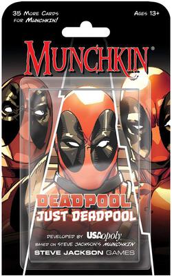 Alle Details zum Brettspiel Munchkin: Deadpool – Just Deadpool (Booster-Pack) und ähnlichen Spielen