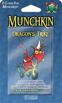 Alle Details zum Brettspiel Munchkin: Dragon's Trike (Booster-Pack) und ähnlichen Spielen