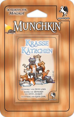 Alle Details zum Brettspiel Munchkin: Krasse Kätzchen (Booster-Pack) und ähnlichen Spielen