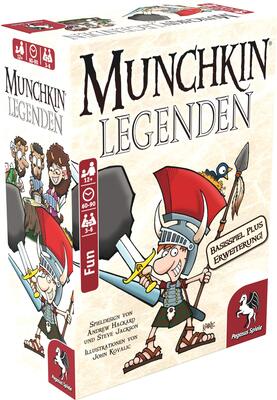Alle Details zum Brettspiel Munchkin Legenden 1+2 und ähnlichen Spielen