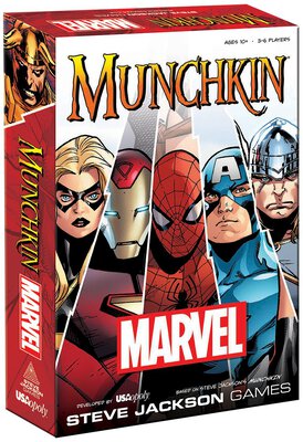 Alle Details zum Brettspiel Munchkin Marvel und ähnlichen Spielen