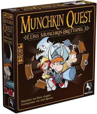 Alle Details zum Brettspiel Munchkin Quest und ähnlichen Spielen