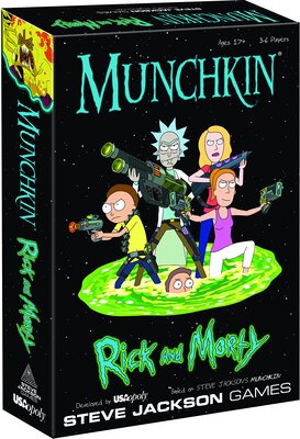 Alle Details zum Brettspiel Munchkin Rick and Morty und ähnlichen Spielen