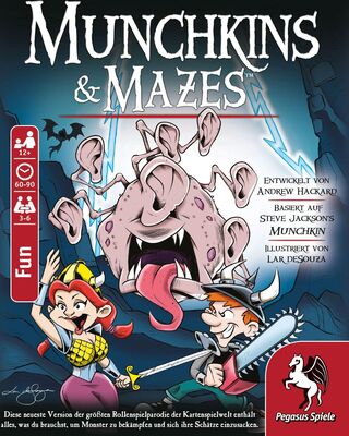 Alle Details zum Brettspiel Munchkins & Mazes und ähnlichen Spielen