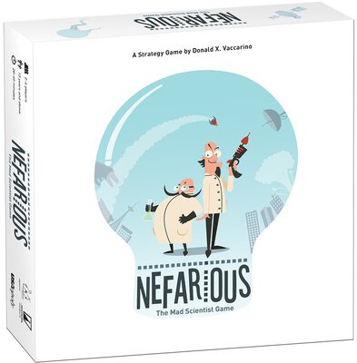 Alle Details zum Brettspiel Nefarious: The Mad Scientist Game und ähnlichen Spielen