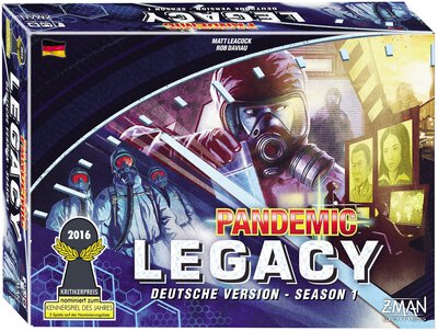 Alle Details zum Brettspiel Pandemic Legacy: Saison 1 und Ã¤hnlichen Spielen