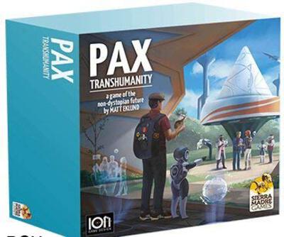Alle Details zum Brettspiel Pax Transhumanity und ähnlichen Spielen