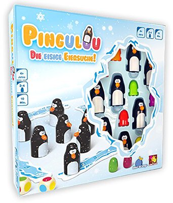 Alle Details zum Brettspiel Pinguluu - Die eisige Eiersuche und ähnlichen Spielen