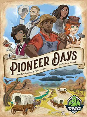 Alle Details zum Brettspiel Pioneer Days und ähnlichen Spielen