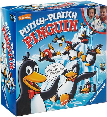 Alle Details zum Brettspiel Plitsch-Platsch Pinguin und ähnlichen Spielen