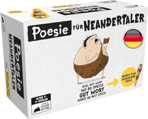 Alle Details zum Brettspiel Poesie für Neandertaler und ähnlichen Spielen