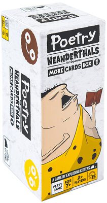 Alle Details zum Brettspiel Poetry for Neanderthals: More Cards Box 1 (1. Erweiterung) und ähnlichen Spielen