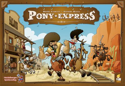 Alle Details zum Brettspiel Pony Express und ähnlichen Spielen