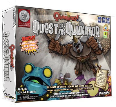Alle Details zum Brettspiel Quarriors! Quest of the Qladiator (3. Erweiterung) und ähnlichen Spielen