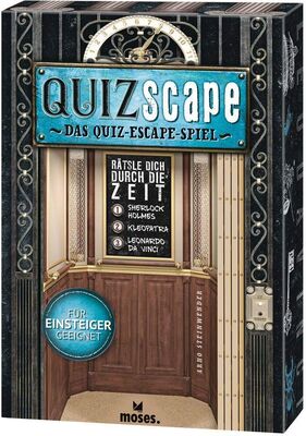 Alle Details zum Brettspiel QUIZscape - Rätsel Dich durch die Zeit und ähnlichen Spielen