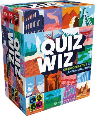 Alle Details zum Brettspiel QuizWiz - Die kooperative Länder-Challenge und ähnlichen Spielen