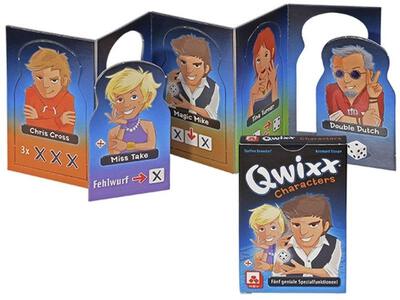 Alle Details zum Brettspiel Qwixx: Characters (Erweiterung) und ähnlichen Spielen