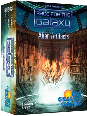 Alle Details zum Brettspiel Race for the Galaxy: Alien Artifacts (4. Erweiterung) und ähnlichen Spielen